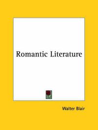 Cover image for Romantic Literature