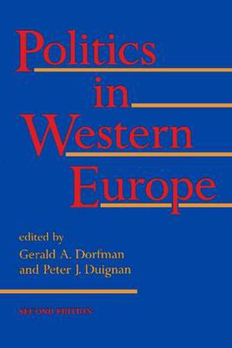 Cover image for Politics In Western Europe: Second edition