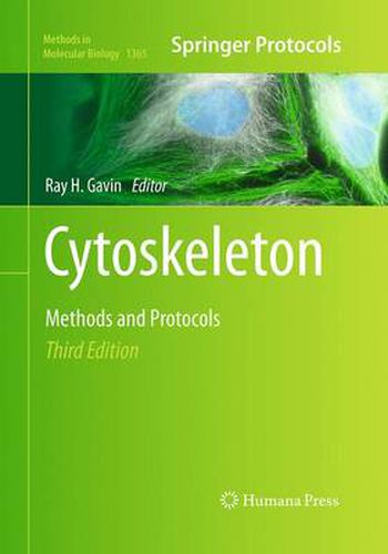 Cover image for Cytoskeleton Methods and Protocols