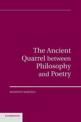 Cover image for The Ancient Quarrel Between Philosophy and Poetry