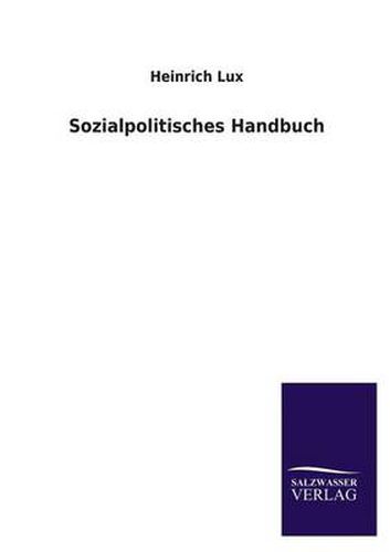 Cover image for Sozialpolitisches Handbuch