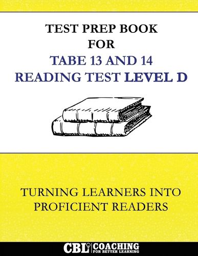 Cover image for Test Prep Book for TABE 13 and 14 Reading Test Level D