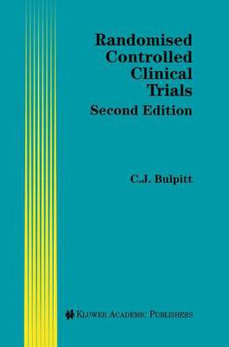 Cover image for Randomised Controlled Clinical Trials