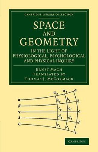 Space and Geometry in the Light of Physiological, Psychological and Physical Inquiry