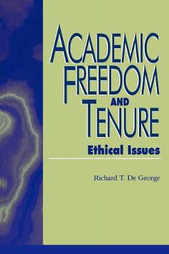 Cover image for Academic Freedom and Tenure: Ethical Issues