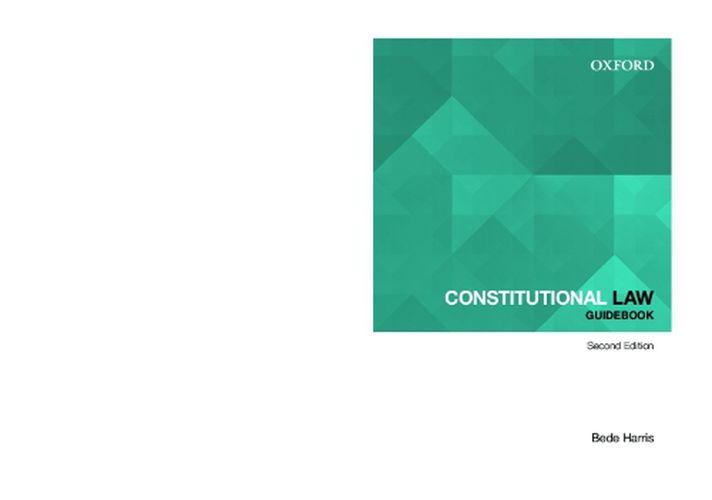 Cover image for Constitutional Law Guidebook
