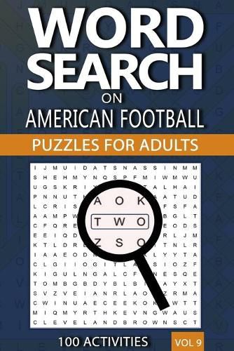 Cover image for Word Search on American Football: Puzzles for Adults