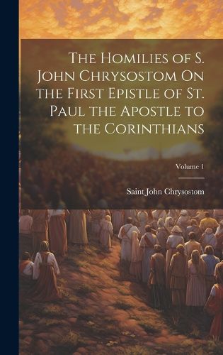 Cover image for The Homilies of S. John Chrysostom On the First Epistle of St. Paul the Apostle to the Corinthians; Volume 1