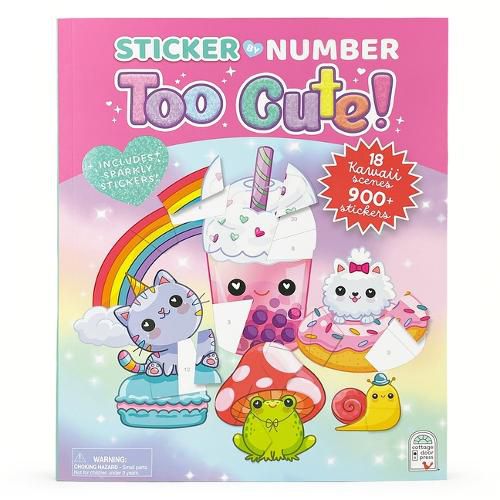 Cover image for Sticker by Number Too Cute!