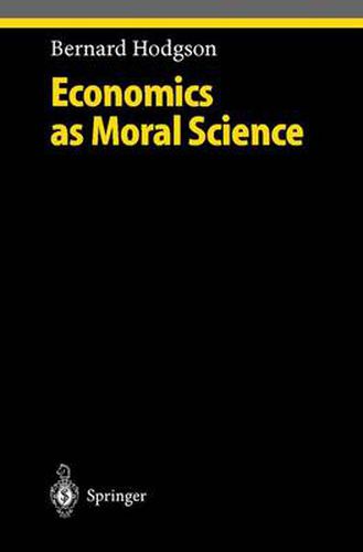 Cover image for Economics as Moral Science