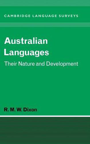 Australian Languages: Their Nature and Development