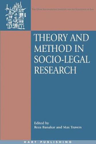Cover image for Theory and Method in Socio-Legal Research