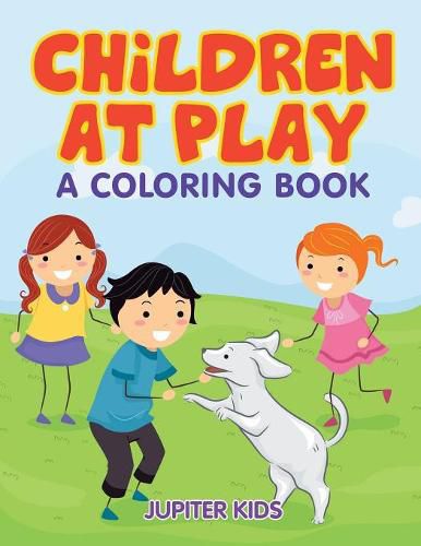 Cover image for Children at Play (A Coloring Book)