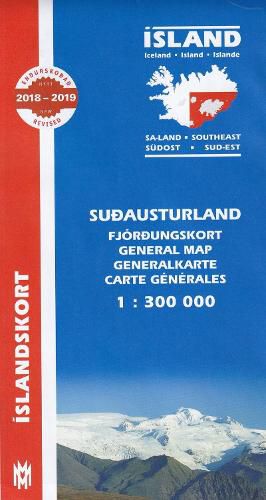 Cover image for South East Iceland Map 1:300 000