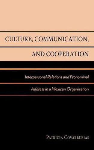 Cover image for Culture, Communication, and Cooperation: Interpersonal Relations and Pronominal Address in a Mexican Organization