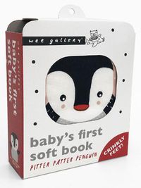 Cover image for Pitter Patter Penguin: Baby's First Soft Book