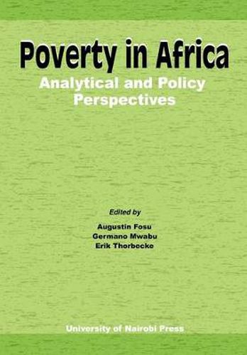 Cover image for Poverty in Africa: Analytical and Policy Perspectives