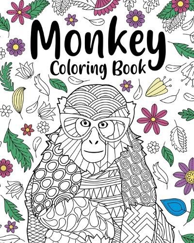 Cover image for Monkey Coloring Books