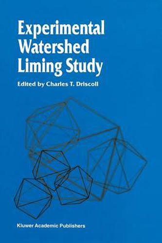 Cover image for Experimental Watershed Liming Study