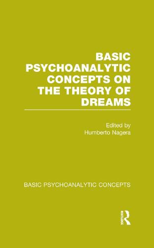 Cover image for Basic Psychoanalytic Concepts on the Theory of Dreams