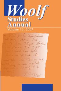 Cover image for Woolf Studies Annual VOLUME 13