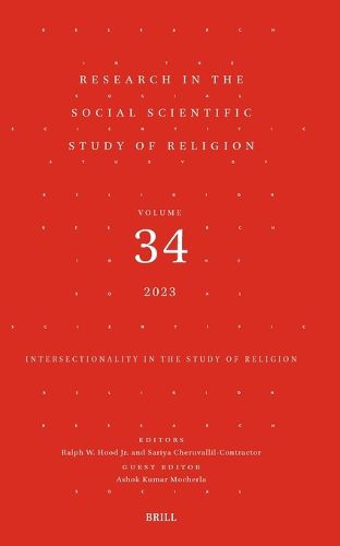 Cover image for Research in the Social Scientific Study of Religion, Volume 34
