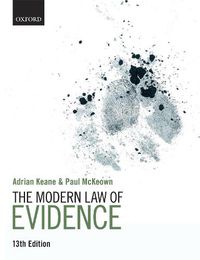 Cover image for The Modern Law of Evidence