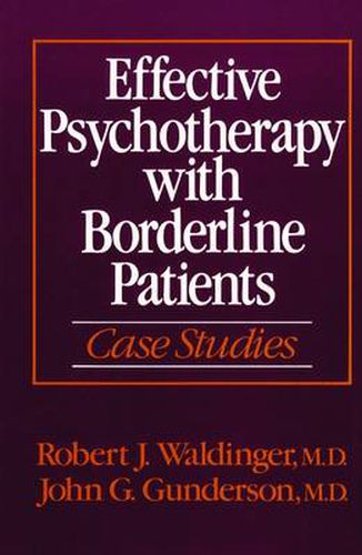 Cover image for Effective Psychotherapy with Borderline Patients