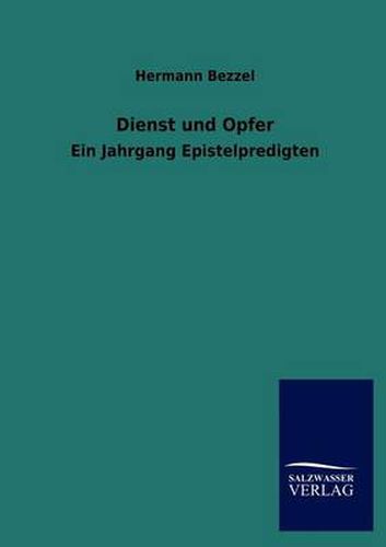 Cover image for Dienst und Opfer