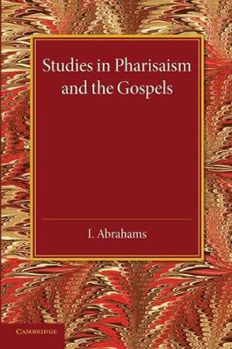 Cover image for Studies in Pharisaism and the Gospels: Volume 2