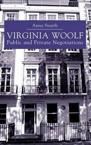 Cover image for Virginia Woolf: Public and Private Negotiations