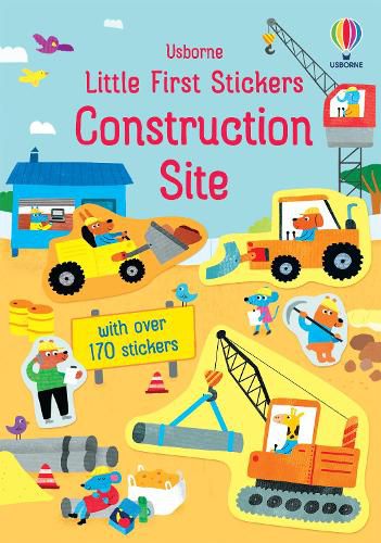 Cover image for Little First Stickers Construction Site