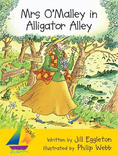 Cover image for Sails Shared Reading Year 2: Mrs O'Malley in Alligator Alley (Big Book)