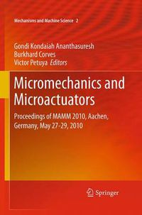 Cover image for Micromechanics and Microactuators: Proceedings of MAMM 2010, Aachen, Germany, May 27-29, 2010