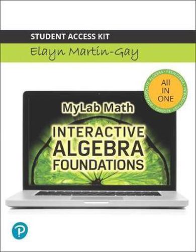 Cover image for Interactive Algebra Foundations: Prealgebra, Introductory and Intermediate Algebra -- 24 Month Title-Specific Access Card -- Plus Interactive Organizer Volumes 1-3