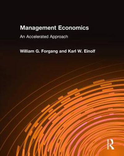 Cover image for Management Economics: An Accelerated Approach: An Accelerated Approach