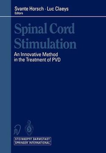 Cover image for Spinal Cord Stimulation: An Innovative Method in the Treatment of PVD