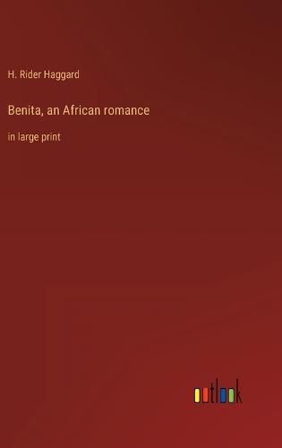 Cover image for Benita, an African romance