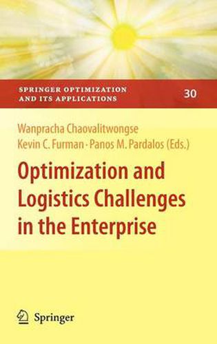 Cover image for Optimization and Logistics Challenges in the Enterprise