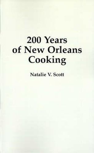 Cover image for 200 Years of New Orleans Cooking
