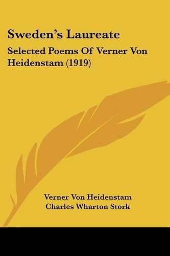 Cover image for Sweden's Laureate: Selected Poems of Verner Von Heidenstam (1919)