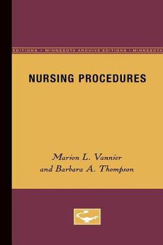 Cover image for Nursing Procedures