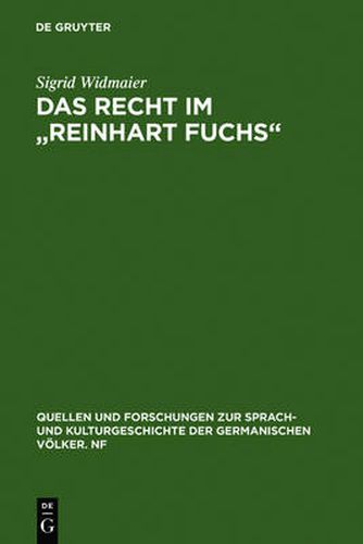 Cover image for Das Recht Im Reinhart Fuchs