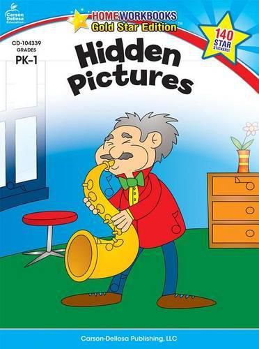 Hidden Pictures, Grades Pk - 1: Gold Star Edition