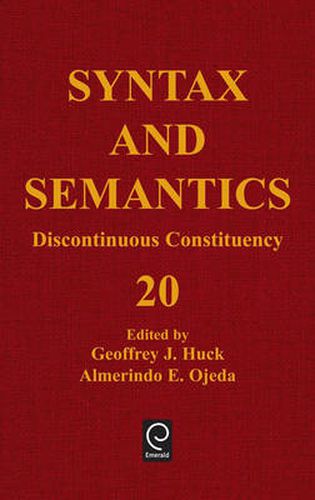 Cover image for Discontinuous Constituency
