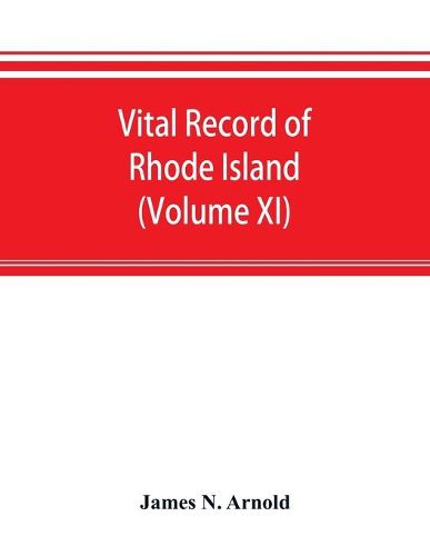 Vital record of Rhode Island