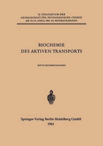 Biochemie des Aktiven Transports