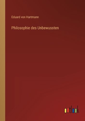 Cover image for Philosophie des Unbewussten
