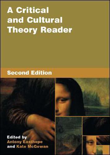 Cover image for A Critical and Cultural Theory Reader