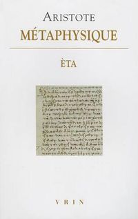 Cover image for Aristote, Metaphysique Eta